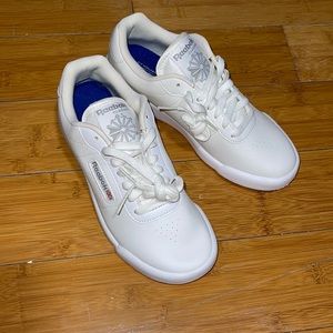 Reebok white shoes - nursing student